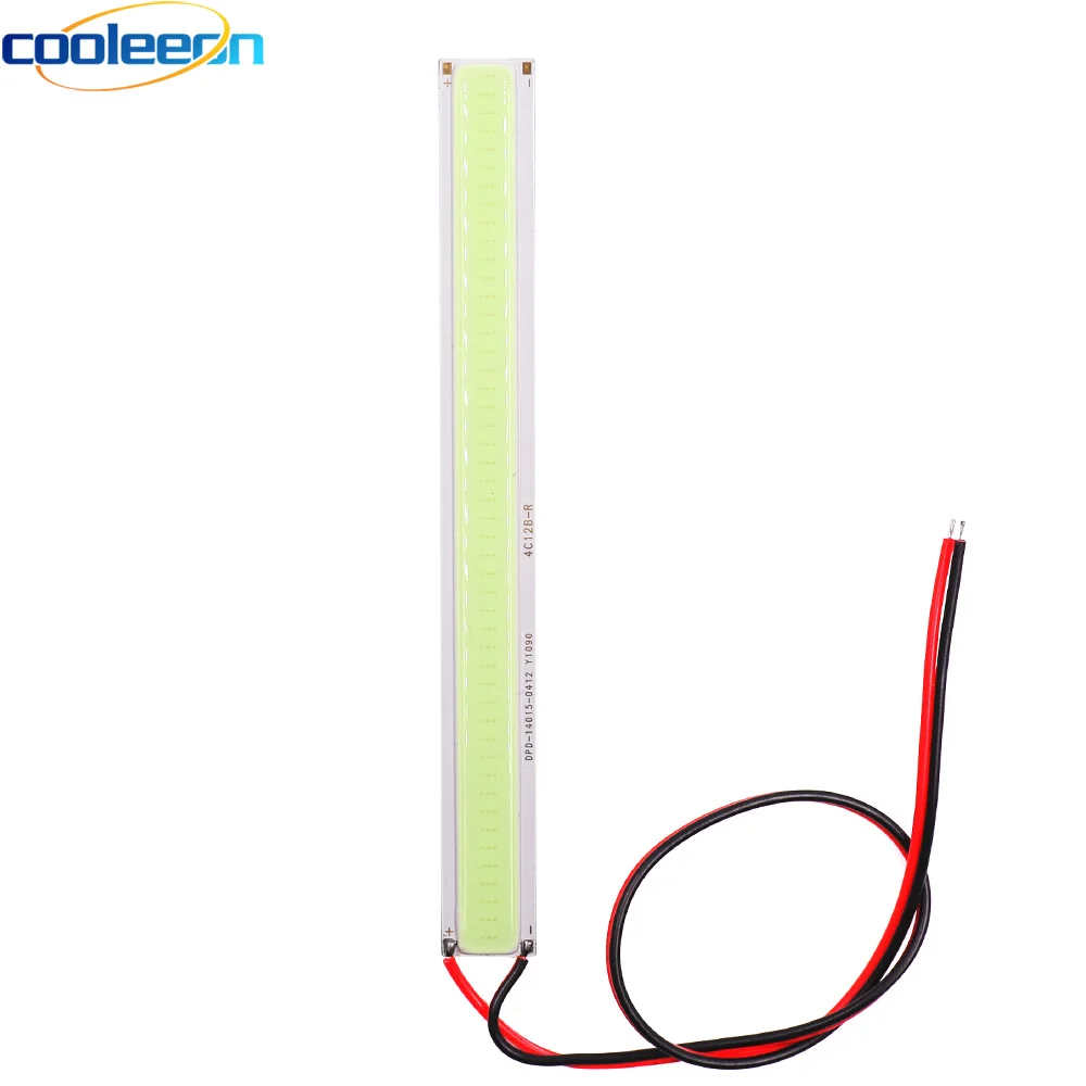 3pcs 140mm 12V LED Bar Light COB Strip Ice Blue Color for Car DRL Day Time Running Light DIY 14cm DC12V Cold Blue Lamp with Wire