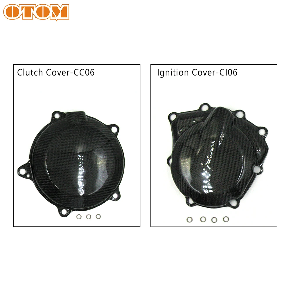 

OTOM Motorcycle Engine Crank Case Magneto Stator Cover Dirt Bike Ignition Clutch Cover Protector For KTM EXC XCF SXF XCW 450 500