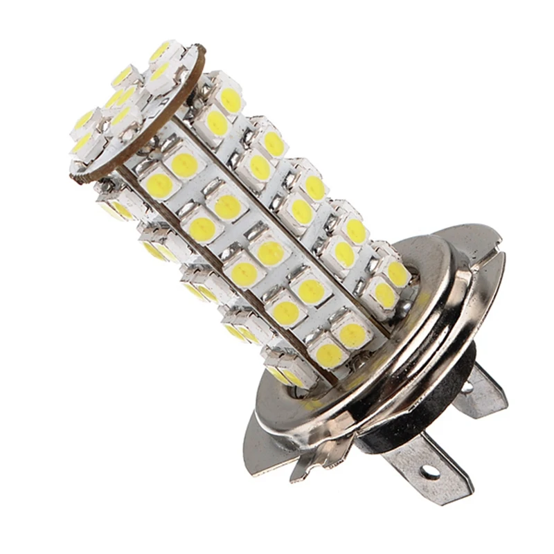 68 SMD 3528 1210 LED 안개등 슈퍼 밝은 흰색 전구 자동 주차 램프 전구 DC12V 지원, 1 개입, 드롭 배송