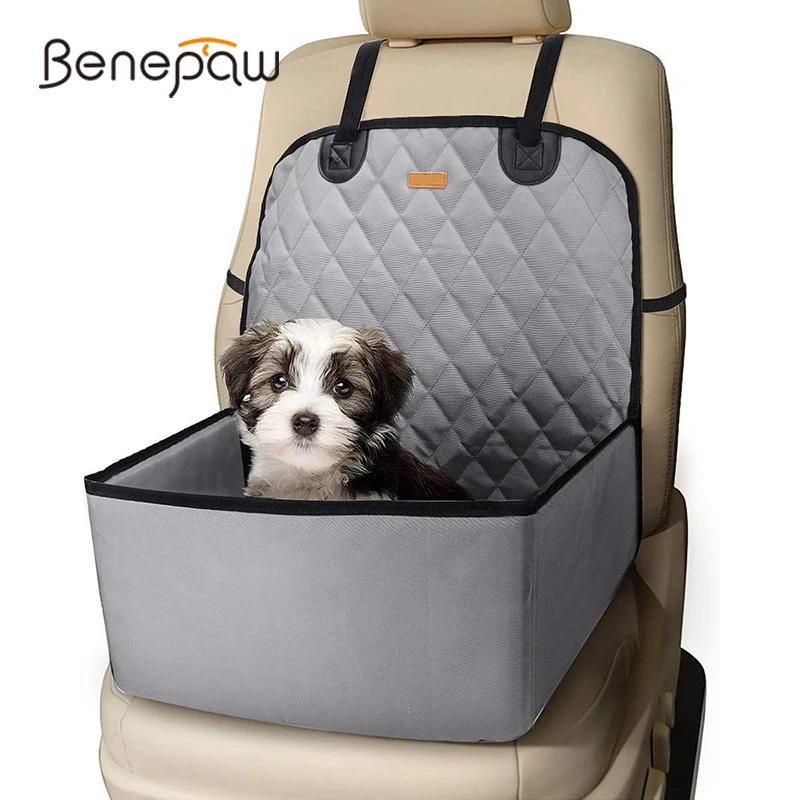 

Benepaw Waterproof Dog Car Seat Foldable Comfortable Adjustable Buckle Strap Non-slip Scratch-resistant Pet Front Seat Cover