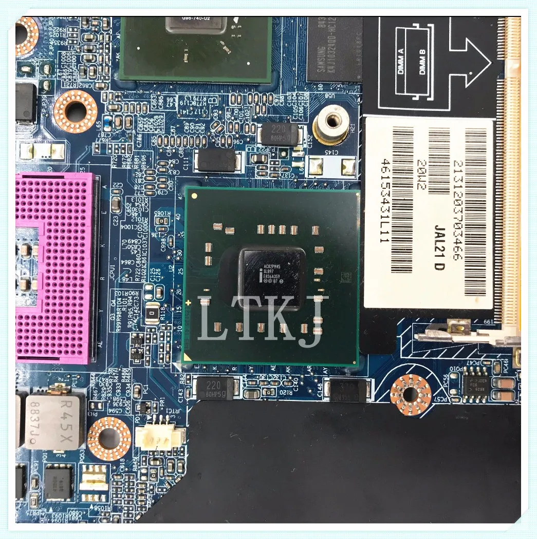 Mainboard For  DELL Latitude E6500 Laptop Motherboard CN-0CY040 0CY040 CY040 JAL22 LA-4051P G98-740-U2 GPU DDR2 100% Full Tested
