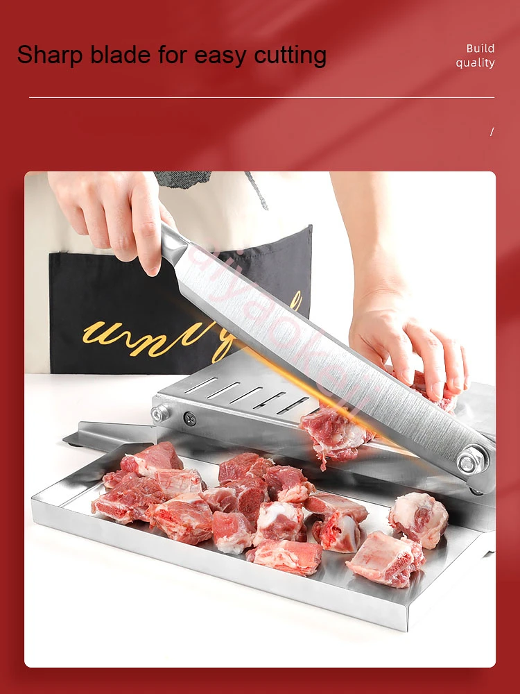 Multifunctional Meat Slicer Frozen Chicken Duck Fish Fish and Lamb Bone Cutting Machine Beef Mutton Vegetable Cutter