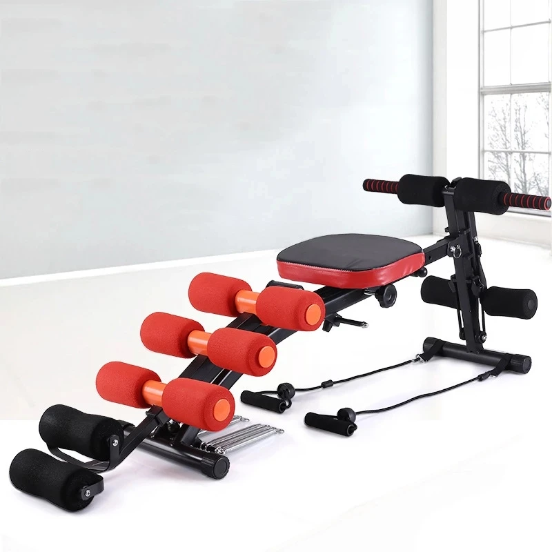 Multifunctional Sit-Up Aid Fitness Equipment Home Supine Plank Abdomen Machine Exercise Abdominal Muscles 6 In 1 Assist Device