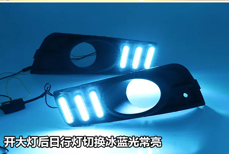 2 Stuks Led Voor Chevrolet Cruze 2009 2010 2011 2012 2013 2014 Drl Dagrijverlichting Daglicht Met Richtingaanwijzer lamp