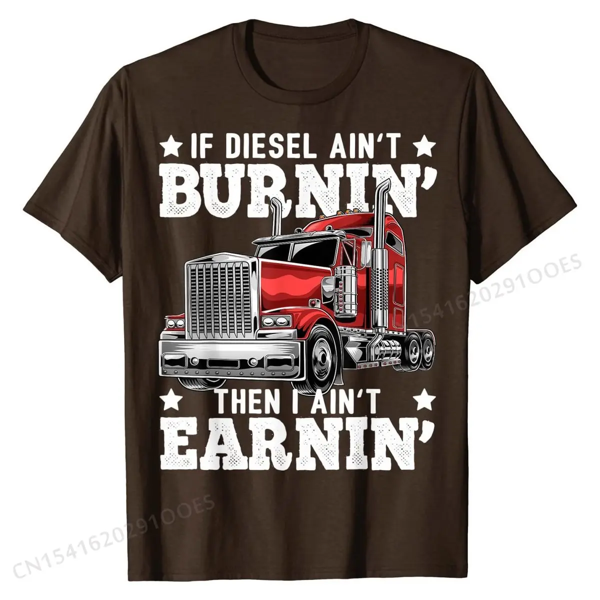 Funny  Trucker Big Rig Semi-Trailer Truck Driver Gift T-Shirt Cotton Young Tops Shirts Casual Tshirts Cool Family