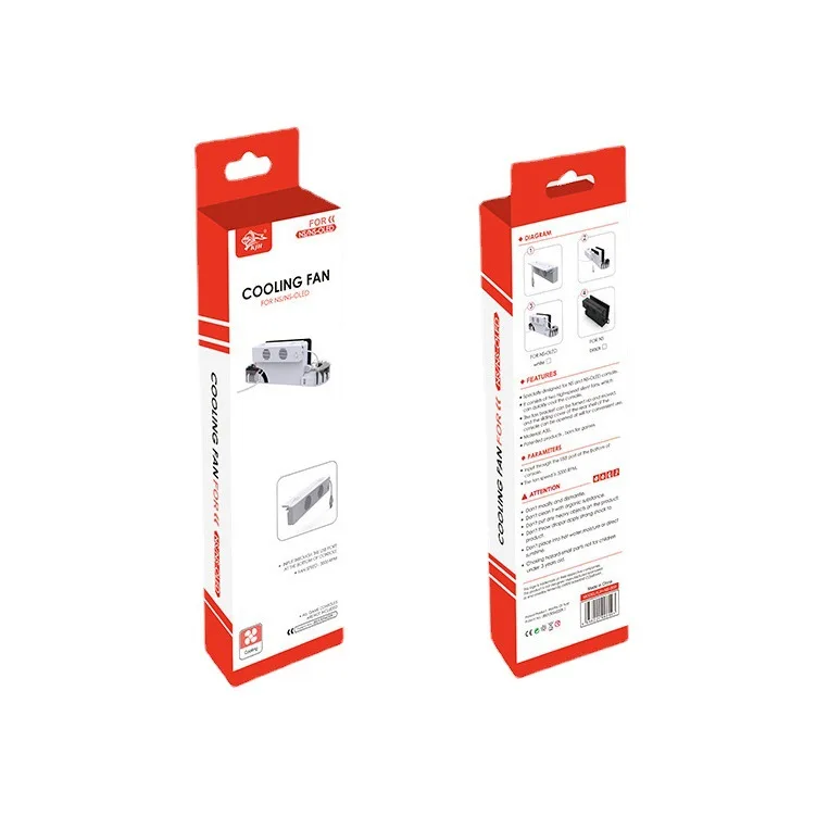 للتبديل OLED مراوح التبريد الصامت يصلح للتبديل OLED محطة الإرساء لعبة وحدة التحكم حامل المبرد برودة قاعدة