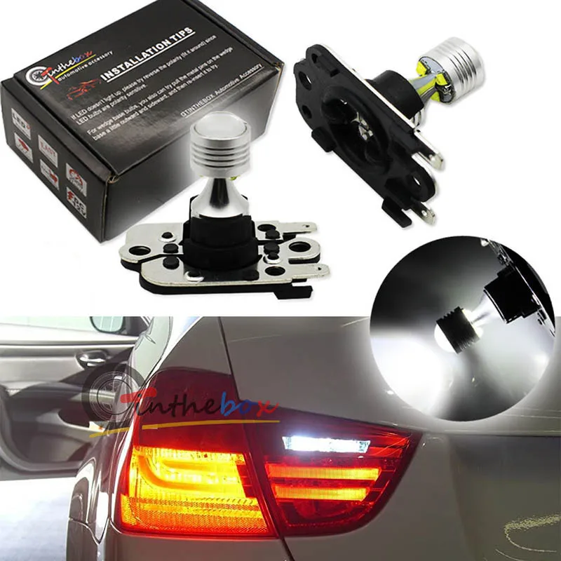 High Power PH16W PW16W 6000K Xenon White LED Bulbs For 2011-2013 BMW E92/E93 2010-up Audi A7 S7 RS7 Backup Reverse Light