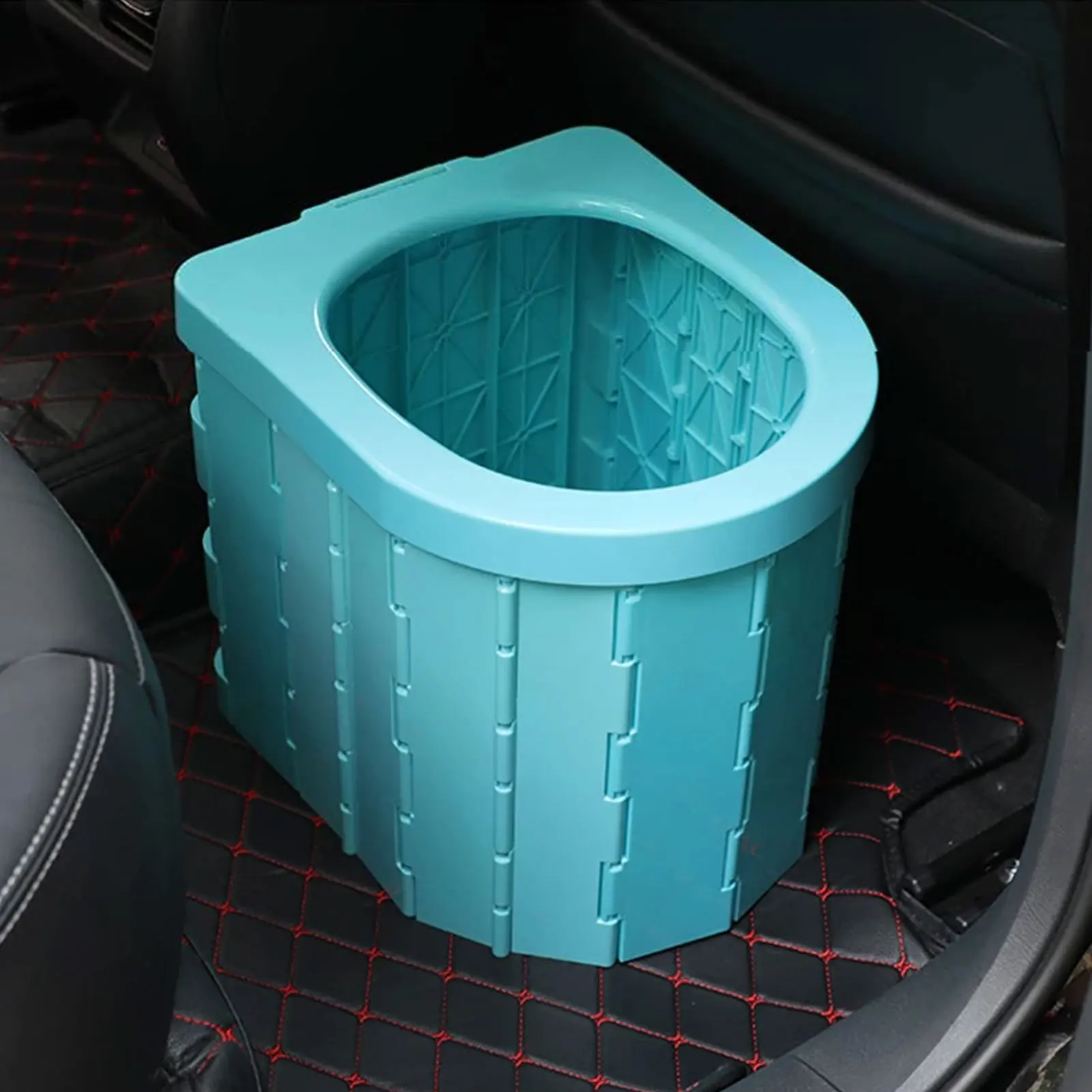 Portable Car Folding Toilet Camping Commode Waterproof Travel Car Potty Energency Vehicular Urinal Toilet For Camping Accessory