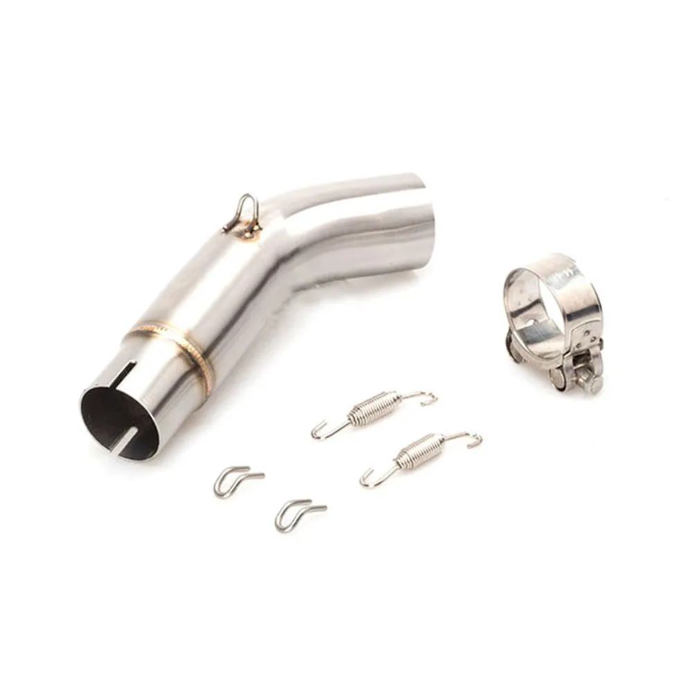 

TKOSM Motor Muffler Exhaust Link Pipe Motorbike Muffler Escape Connect Pipe for GSX-R750 GSXR750 GSX-R600 Middle Pipe Adapter