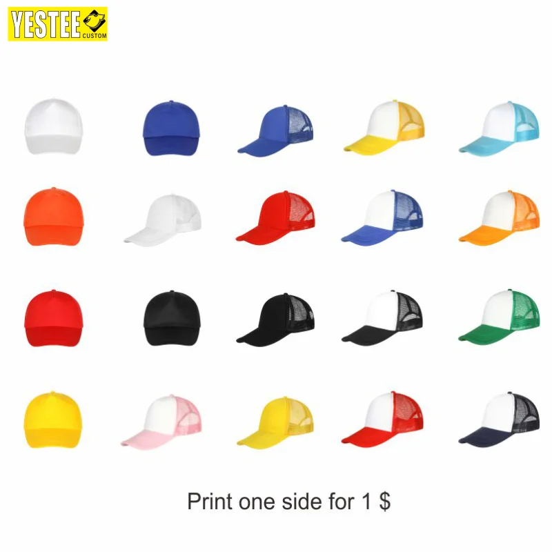 Custom Logo Hat Own Design Baseball Caps Mesh Kpop Bt21 Casual Chapeau Tag Customization for Fishing Men and Women Visor