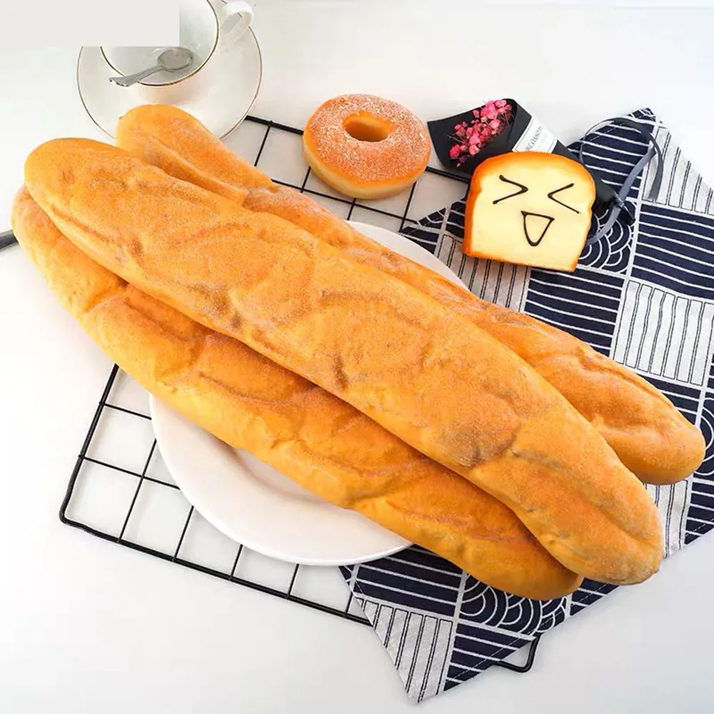 1pcs High imitation artificial Baguette bread model&artificial plastic fake simulated long strip shape Baguette bread