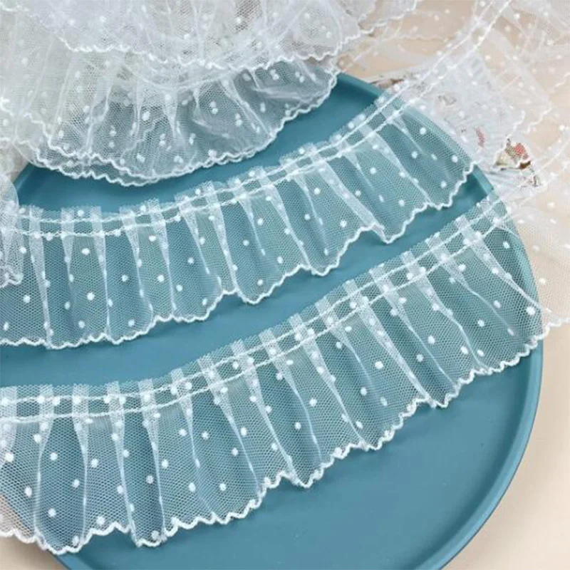 5 cm szeroka nowa haftowana kwiatowa koronka tiulowa, taśma ozdobna, wstążka do szycia DIY, falbanka, aplikacja, kołnierzyk, frędzle, dekoracja ślubna