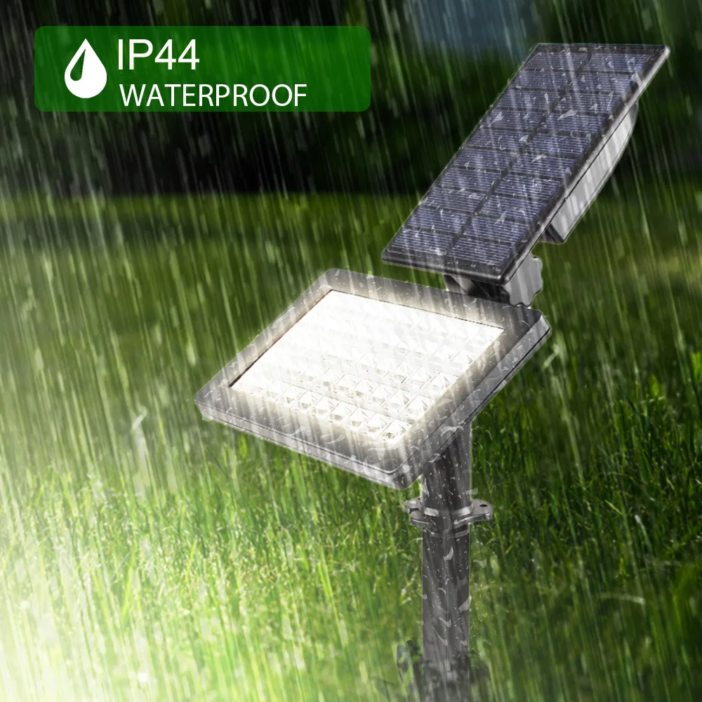 T-SUNRISE 50 LEDs Solar Garden Lights Outdoor IP44 Waterproof Wall Lighting Lawn Lamp Powered Sunlight for Garden Decoration