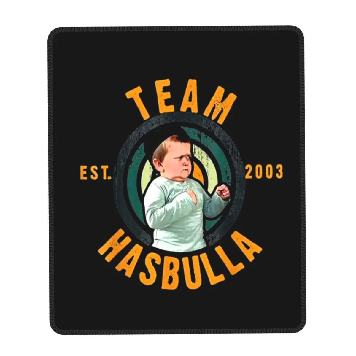 Team Hasbulla Hasbullah Fight Meme Customized Gaming Mouse Pad Non-Slip Rubber Base Mousepad Office Computer PC Mat Decor Cover