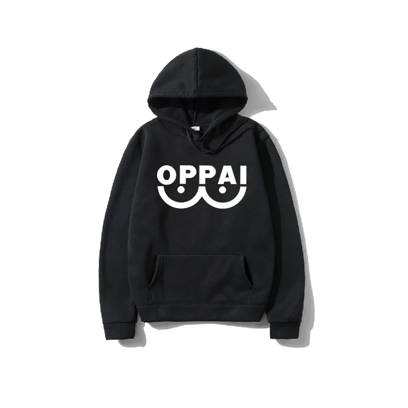 Harajuku Japan Anime One Punch Man Saitama Oppai Hoodies Men Women Pullover Sweatshirt Cosplay Costume Teen Jacket