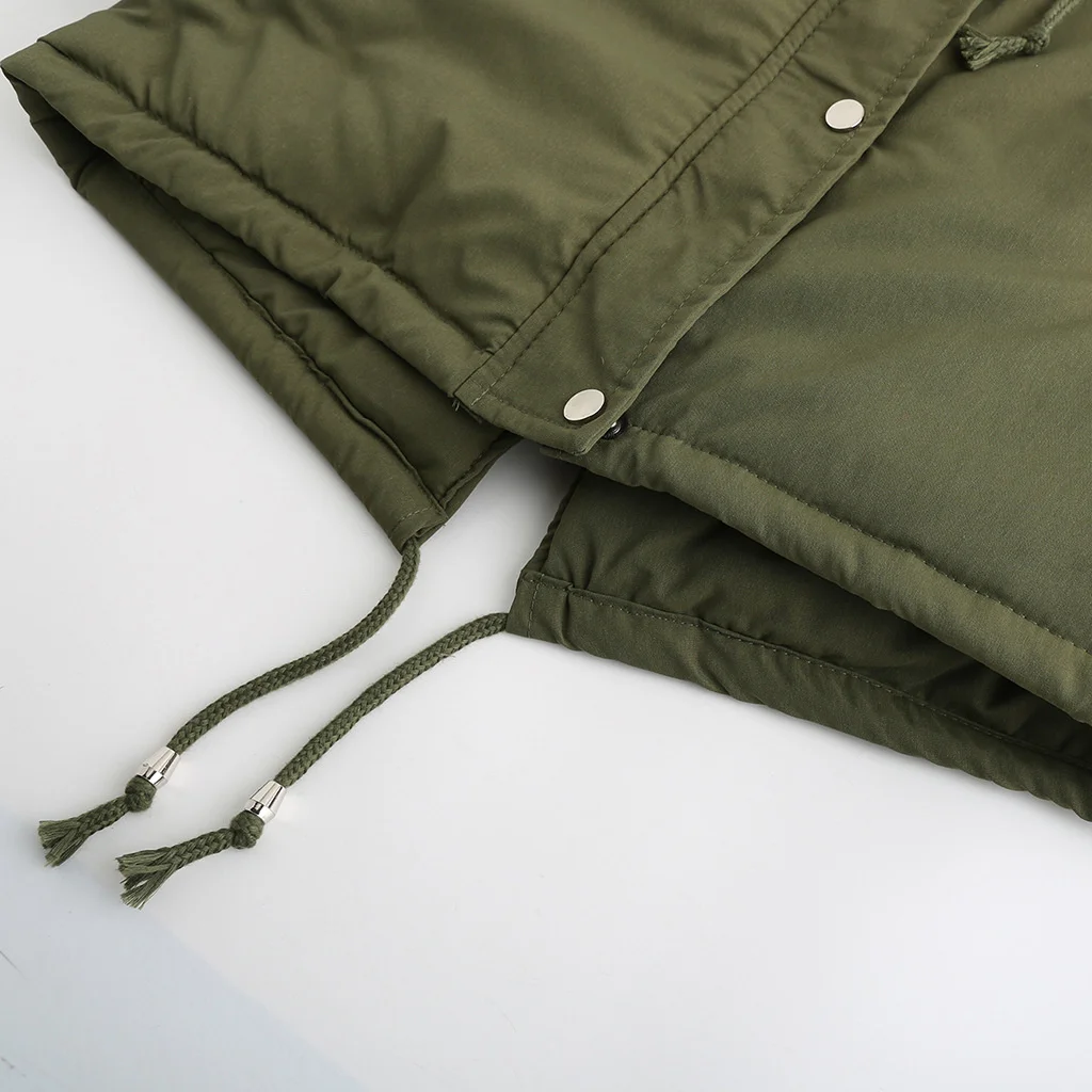 New Plus Size Winter Clothes Women's Hooded Faux Fur Jacket Thick Warm Plus Velvet Outwear 2024 Parkas Female Padded Coats