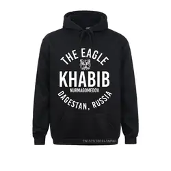 Sudadera con capucha de The Eagle Khabib Nurmagomedov Daguestán Rusia para hombre, abrigos de manga larga, ropa de disfraz con capucha, sudadera clásica