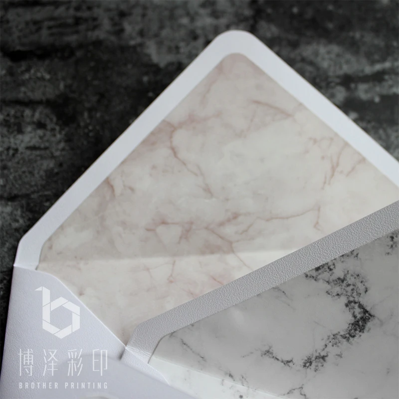 20pcs/pack Marble Texture Envelopes Paper Window Envelopes Wedding Invitation Envelope Gift Envelope