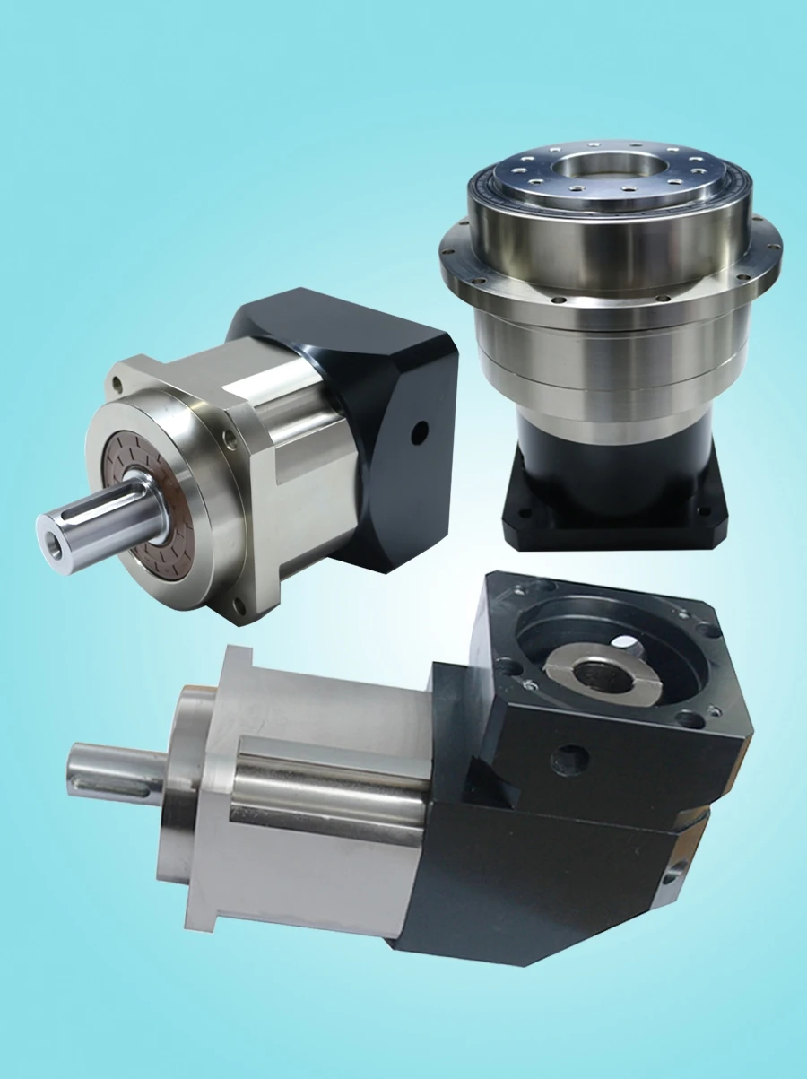 Equipado con servomotor planetario de precisión, reductor de ángulo recto, engranaje 60 80 130, 1kW, 1,5 kW, 2kW
