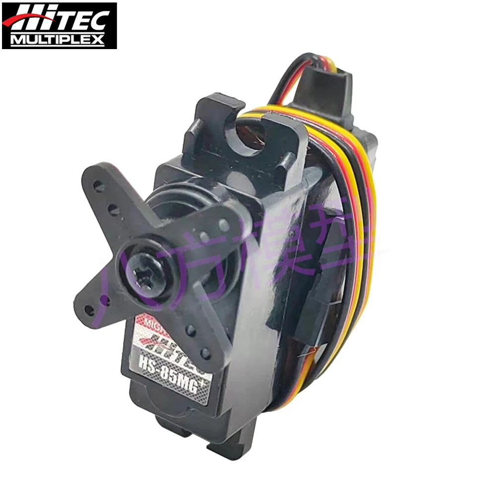 Hitec HS-85MG+ HS85MG 4.8-6.0V 3.5kg Metal Ball Gearing 3 Pole Brush Analog Servo For Glow Electric Airplanes Heli’s Sail Planes