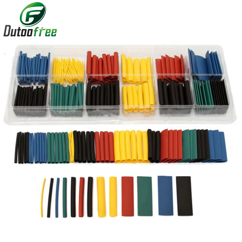 Cable Sleeve Shrink Wrapped With Glue Termoretractil Tubo Wrap Wire Set Car Electrical Cable Heat Shrink Tube Tubing