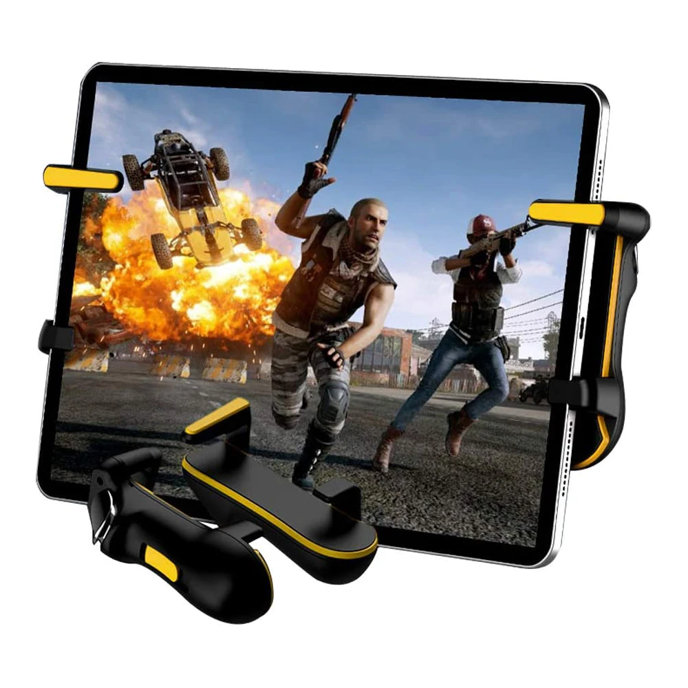 PUBG-Controlador de Gatilho do Telefone Móvel, Gamepad para Tablet iPad, Capacitância L1R1, Botão Objetivo, Joystick Grip, FPS Acessórios Do Jogo