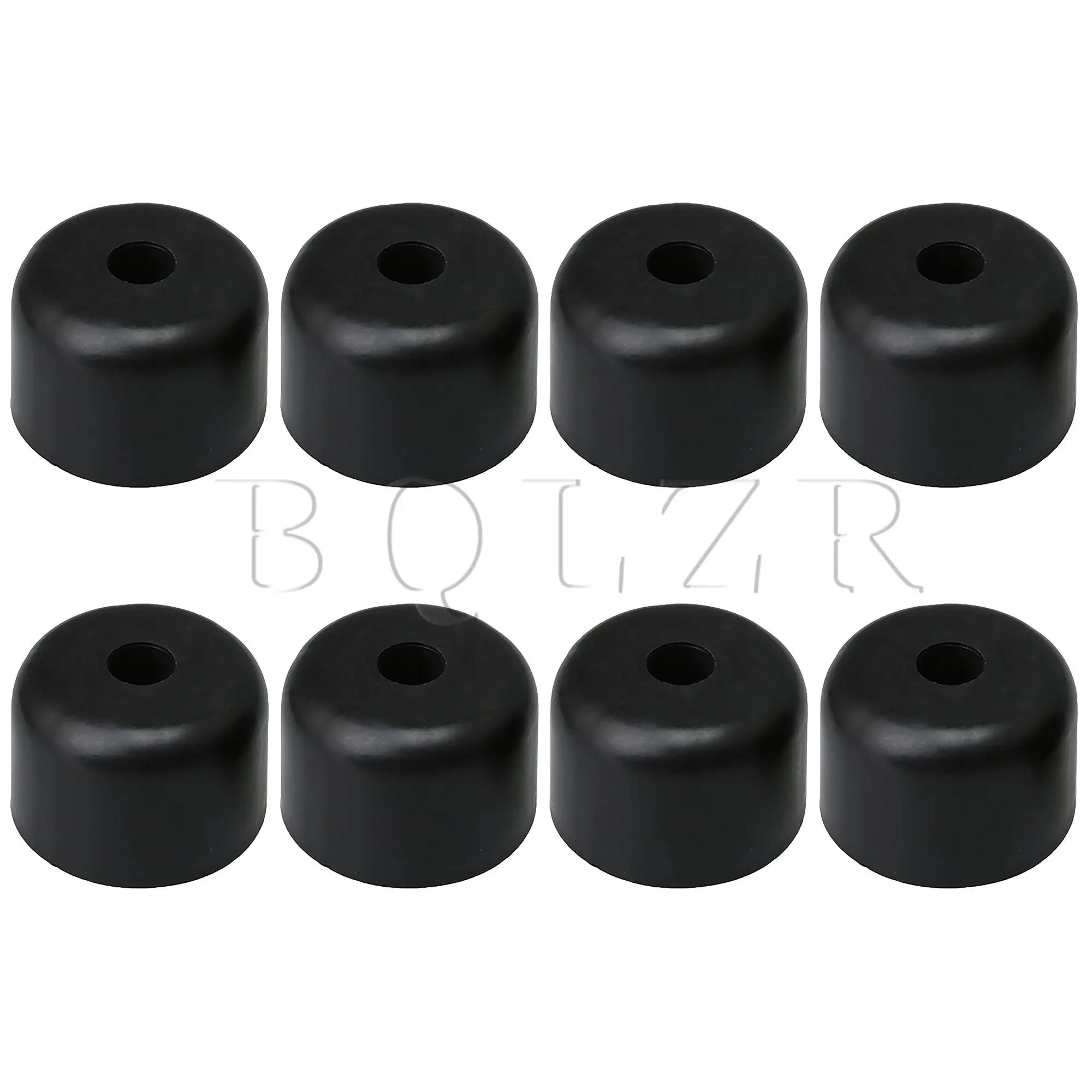 

BQLZR 8PCS 50mm Diameter Black Plastic Sofa Legs for Furniture Table Chair Leg