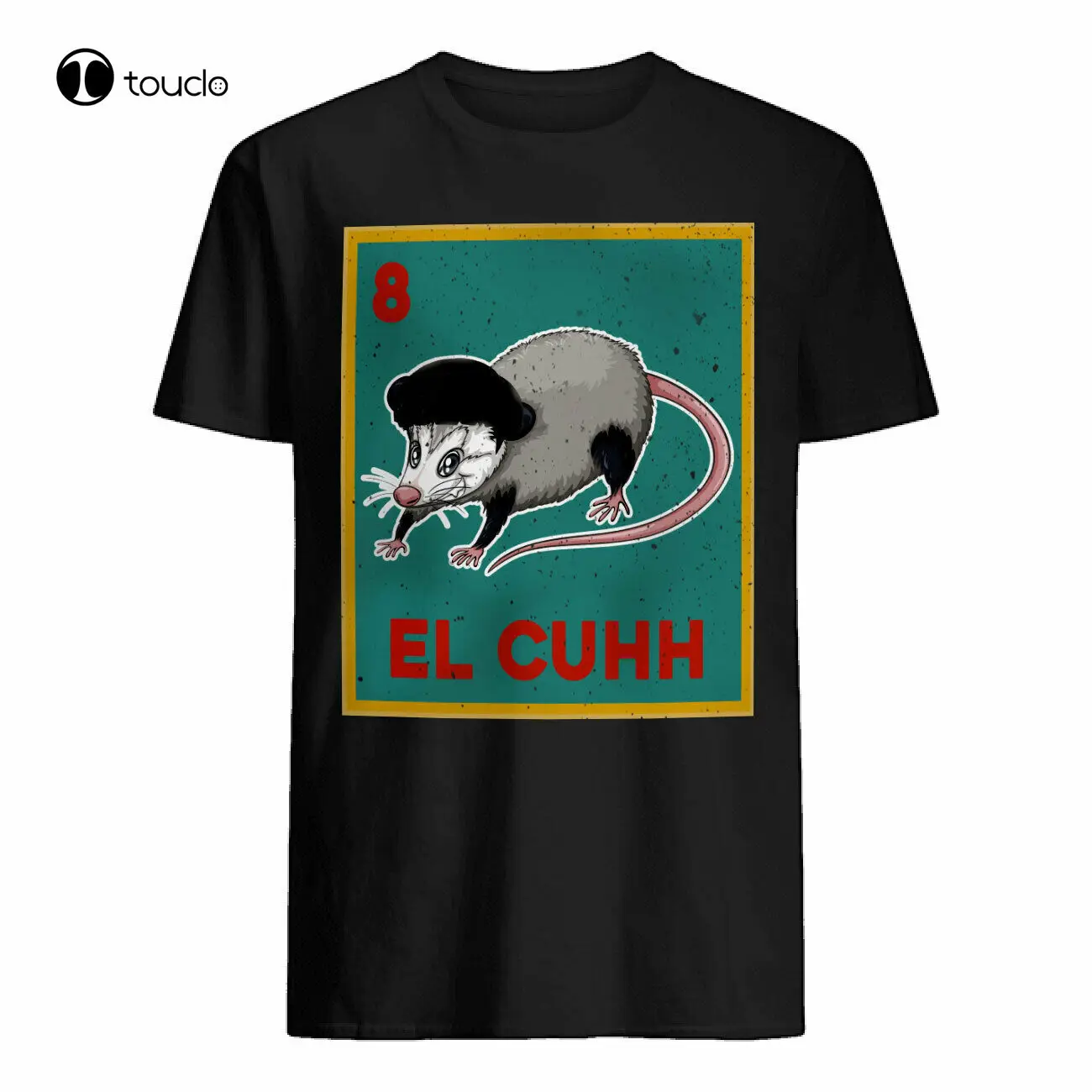 Vintage El Cuhh Funny Opossum El Cuhh Takuache Cuh Gamer Game Lover T-Shirt