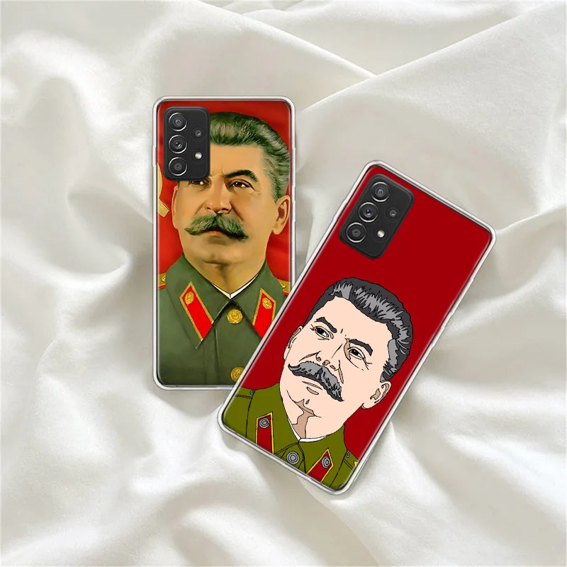 Russian Commander Stalin Phone Case For Galaxy A12 A22 A32 A42 A52 A52S A72 Samsung A73 A53 A33 A23 A13 A9 A8 A7 A6 Plus Cover S