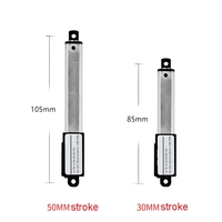 150N Micro Linear Actuator DC12V 24v Telescopic 10mm 30mm 50mm 75mm 100mm Electric Lineal Actuador Motor Wireless Controller