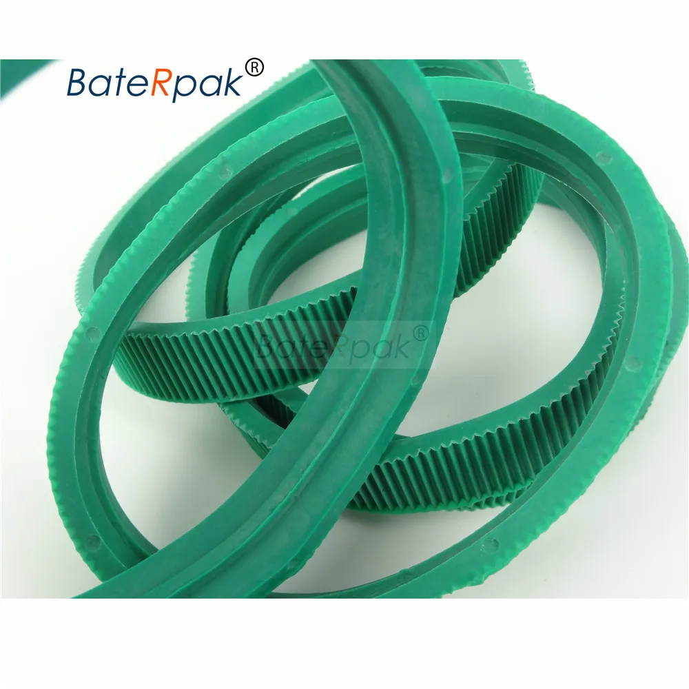 BateRpak cintura verde 280x15mm (perimetro * larghezza) MY-380 macchina per codifica inchiostro solido ricambi cinghia di trasporto, cinghia di alimentazione verde, 5 pezzi