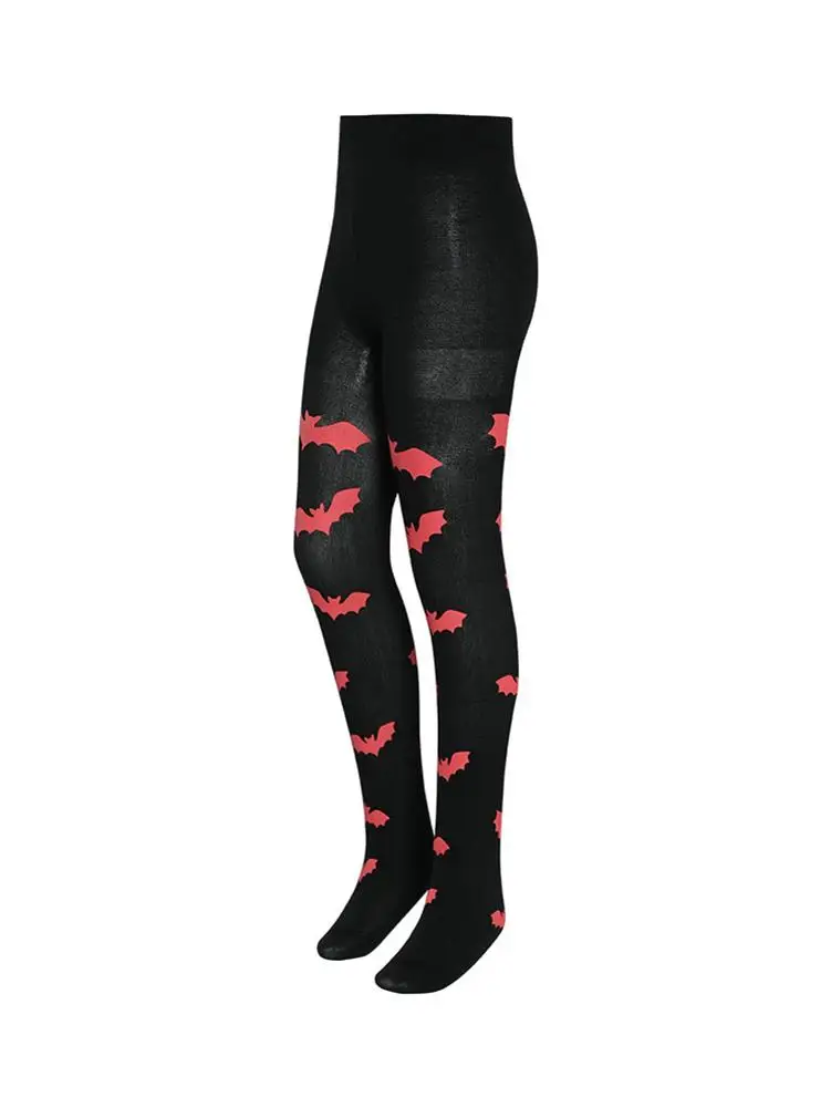 Collants Sexy motif de citrouille d'halloween, accessoires de fête de mascarade de fête de vacances pour enfants filles de 13 à 16 ans