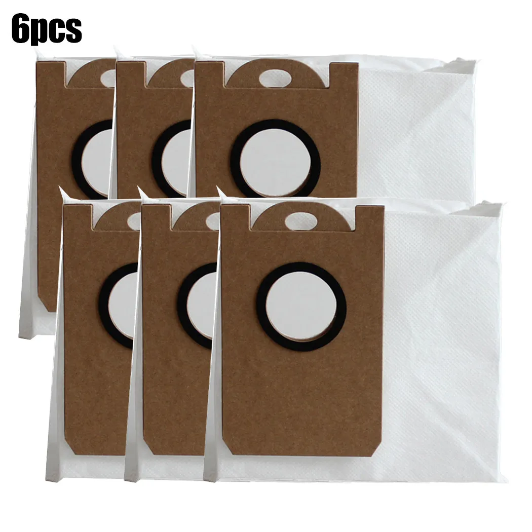 6pcs Dust Bag For S600 Robot Vacuum Cleaner Large Capacity Parts Accessories Vacuum Cleaner Household Sweeper Cleaning