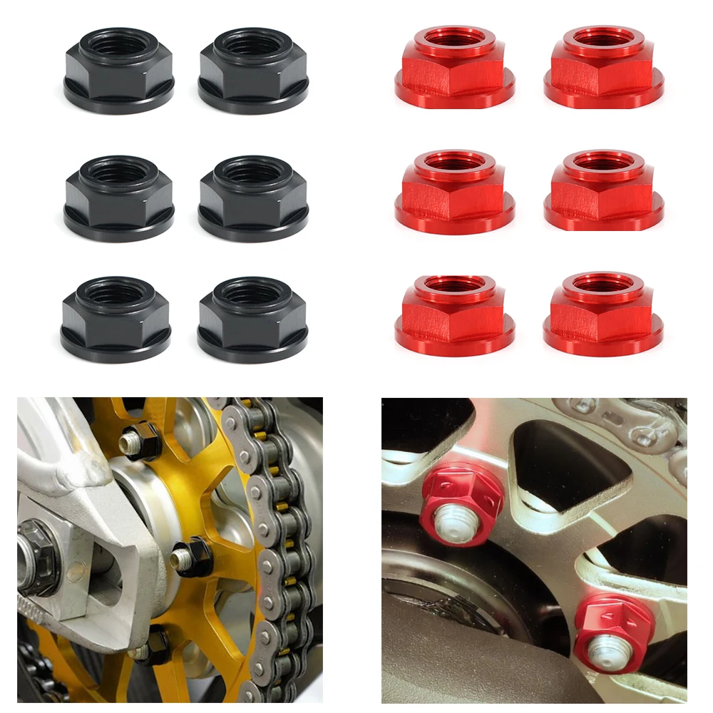 M12*1.25 Rear Sprocket Nut For Honda CBR600 NC700 RS125R VF1000 VFR750 VT600  VT750 VTR1000 Firestorm XL1000V XRV750 Africa Twin