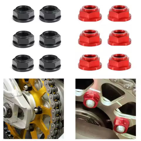 M12*1.25 Rear Sprocket Nut For Honda CBR600 NC700 RS125R VF1000 VFR750 VT600 VT750 VTR1000 Firestorm XL1000V XRV750 Africa Twin