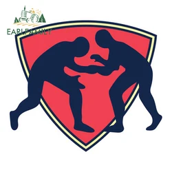 EARLFAMILY 13cm x 11.2cm for Wrestling Logo Car Stickers Waterproof Creative Decals Vinyl Simple Surfboard Decor Car Goods