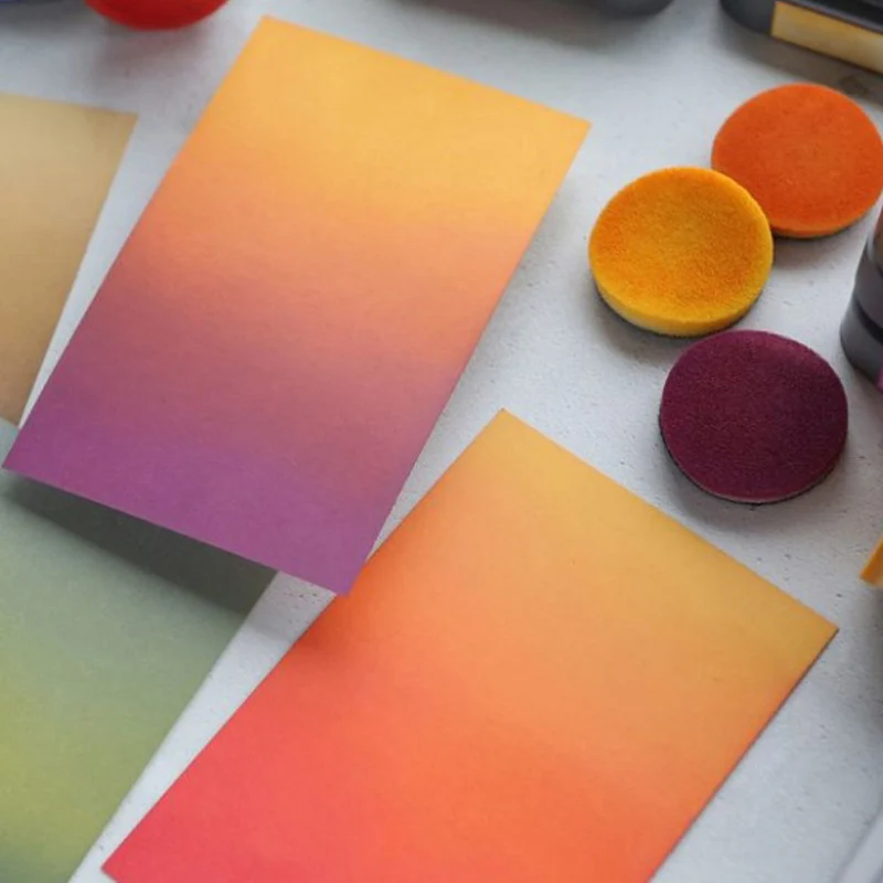 Mini-Tintenmischwerkzeuge mit runden Schaumstoffen für DIY-Scrapbooking-Bastelarbeiten, zum Auftragen von Tinten und Farben durch Schablonen, für die Herstellung von Fotoalben. – Detail 16