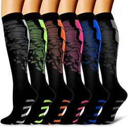 Copper Compression Socks Women & Men(6 Pairs) - Best for Running,Sports,Hiking,Flight Travel,Pregnancy