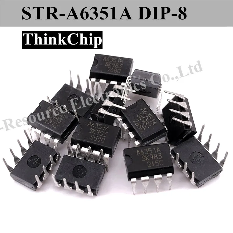 (10pcs) STR-A6351A DIP-7 A6351A A6351 DIP Power IC For PWM Type Switching New Original