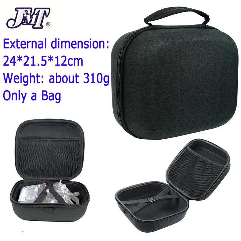 JMT EVA Remote Controller Carrying Case Storage Bag Waterproof Universal for RadioLink Flysky Frsky Transmitter TX RC Drone Part