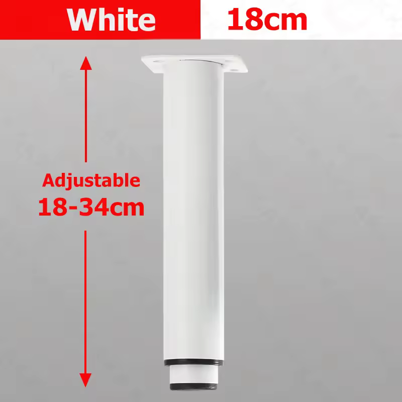 KAK Black Furniture Legs Adjustable Height Carbon Steel Table Feet Sofa Bed Leg Replacement 1000KG Heavy Duty Furniture Hardware - Image 13