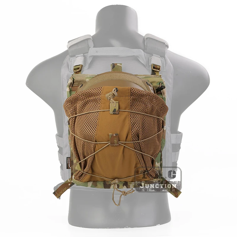 Emerson Tactical LBX Style 4040C Bungee Pack Hydration Pocket For 4020 Armatus Vest Helmet Water Bag Back Plate