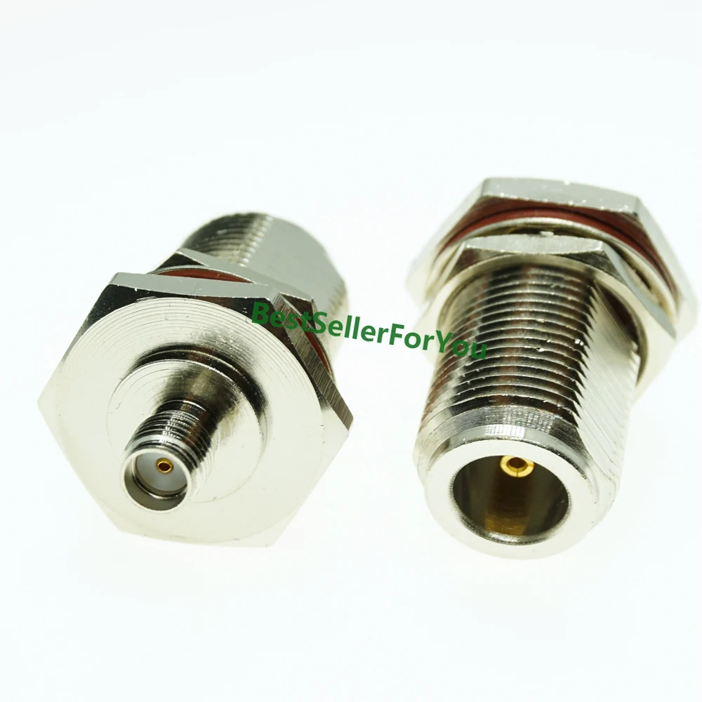 

SMA Female to N Type Female Jack Connector Nut Bulkhead O-ring RF Adapter