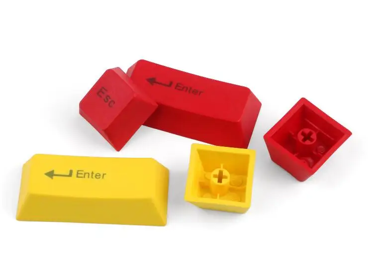 Red PBT Keycap Enter Esc for mx Type Switches Side Print and Top Print