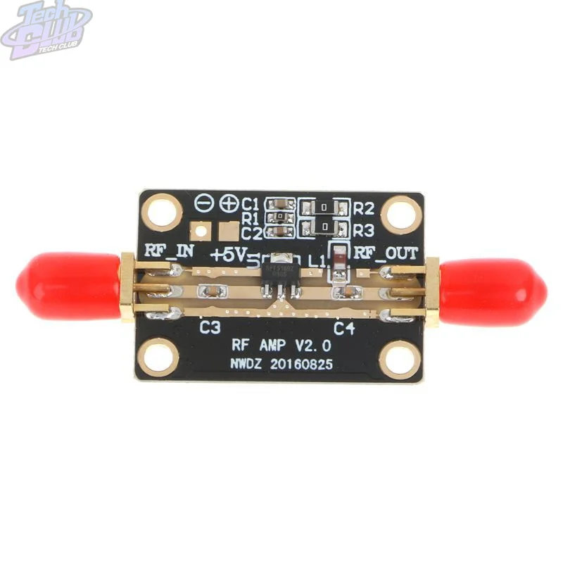 Ultra-low Noise Broadband Amplifier High Linearity LNA 0.05-4GHz NF=0.6dB RF FM HF VHF / UHF Ham Radio Modules