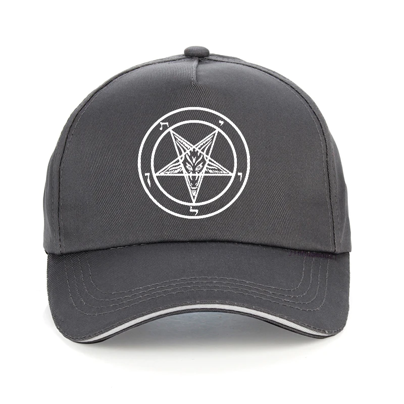 Pentagramme Gothique Occulte Satan Exploability Cap pour Hommes et Femmes, Chapeau de Papa, Casquette de Camionneur de Loisirs, Unisexe 6A Back