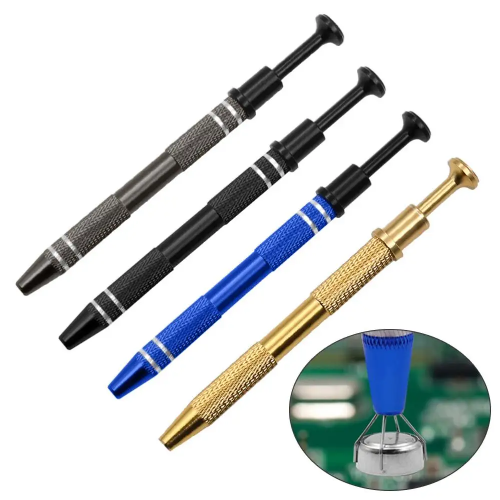 IC Chip Extractor Metal Grabber Electronic Component Parts Gripper Catcher Pick Up Tool Screw Picker Tweezers Hand Tools