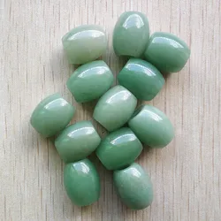 Fashion good quality natural green aventurine round shape big hole beads for Bracelet jewelry making 12pcs/lot wholesale free