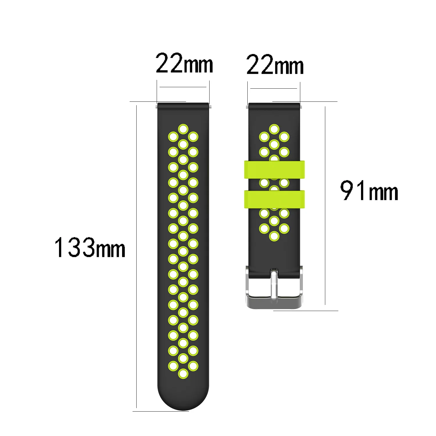 Double color Silicone Band For UMIDIGI Watch Strap For UMIDIGI Uwatch 2S 3S Urun S Uwatch2 Wriststrap Bracelet Replace Watchband