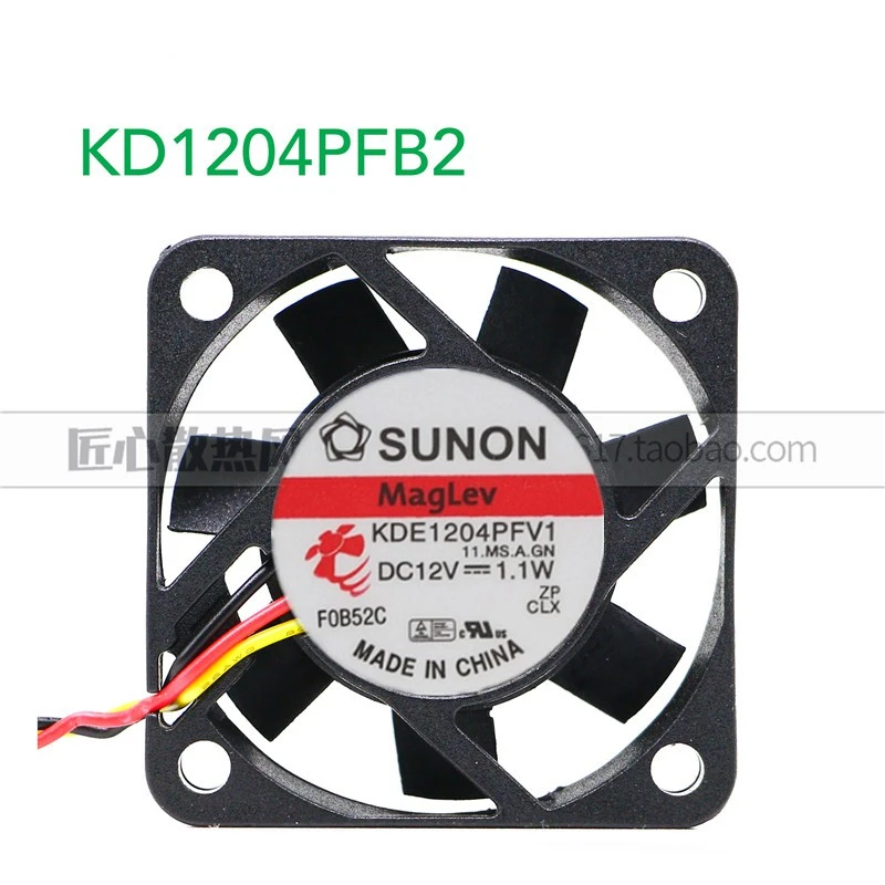 

New original KDE1204PFV1 4cm 4010 12V 1.1W magnetic levitation ultra-quiet computer CPU cooling fan